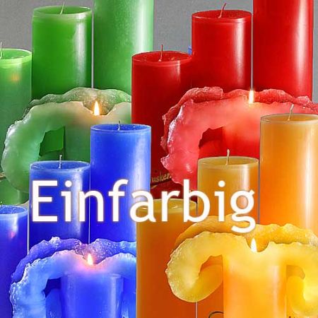 Kerzen-Design EINFARBIG: Die Lotuskerze in je 3 Grössen und ca. 15 Farben, passend für jedes Wohn-Ambiente<br />